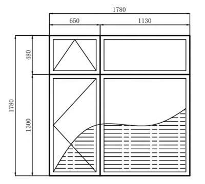 China Heat Insulation 65 Series Competitive Price Hot Selling High Quality Window Blinds Color Steel Shutter Window for sale