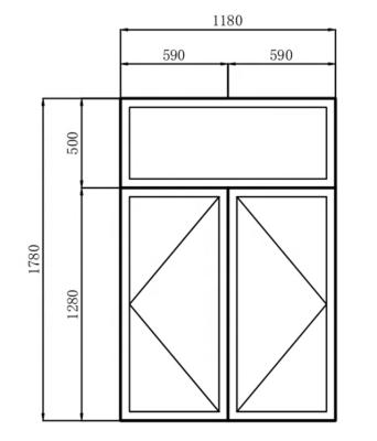 China Thermal Insulation High Quality Tile Hung Steel Profile For Casement Single 60 Series Triple Security Windows for sale