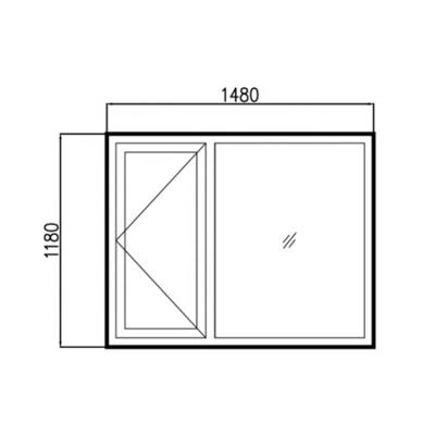 China Wholesale Price New Design Color Steel Heat Insulation 60 Series Pictures Steel Casement Windows Doors for sale