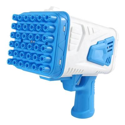 China Outdoor Toys 36 Holes Gatling Bubble Gun Bazooka Bubble Gun Amazon Summer Hot Selling Plastic Plastic With Music And Light for sale