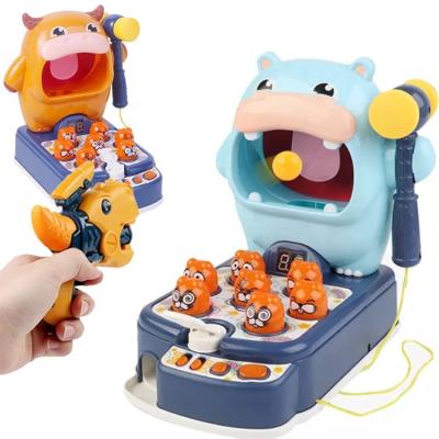 China Hot Sale Toys 4 in 1 Multi Function Digital Shooting Targets Play Beat-a-mole Tabletop Game for Kids MY1013 for sale