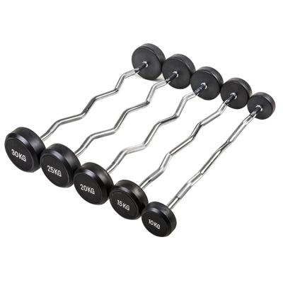 China Hot Selling Cast Iron Weightlifting Crossfit Ob Barbell Bar For Training for sale