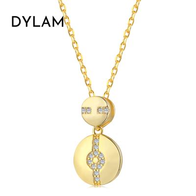 China CLASSIC Dylam 18K Gold Plated Popular INS Women Jewelry Pendant Necklace For Party for sale