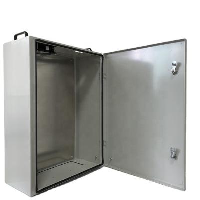 China custom IP67 wall mounting power aluminium electrical battery box enclosure with a gland plate for sale