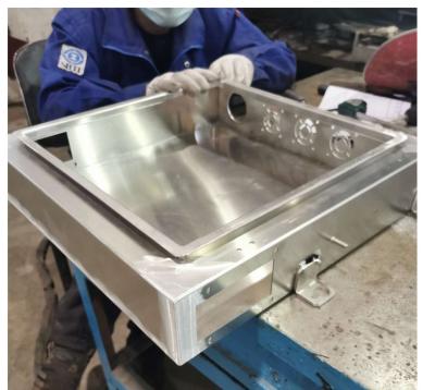 China aluminum welding stainless steel bending stamping parts powder coating sheet metal fabrication for sale