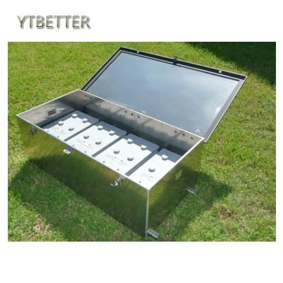 China Proper metal aluminium cabinet protection and storage of a battery bank enclosure for liion batteries for sale