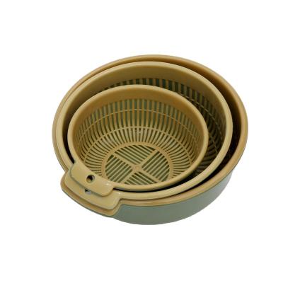 China Viable Household Multifunctional Drain Basket Kitchen Sink Washbasin Round Amoy Basket for sale