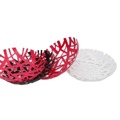 China Wholesale Viable High Quality Hollow Fruit Tray Plastic Fruit Tray Fruit Basket Kitchen Thickened Drained Vegetable Basket for sale