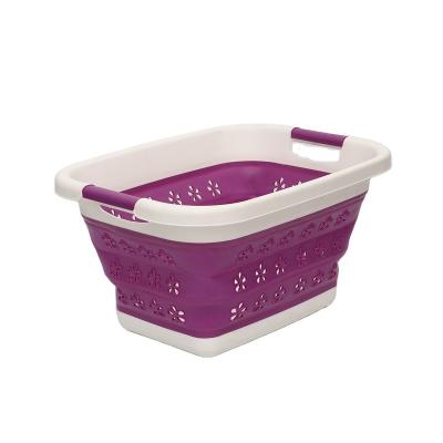 China Viable Core Foldable Space Saving Laundry Storage Basket for sale