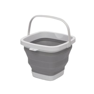 China 5 Liter Sustainable Square Bucket Collapsible Water Bucket Water Container for sale