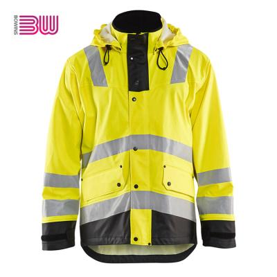 China BOWINS Water Proof Reflective Safety Clothes Hi Force Traffic Safety High Visibility Safety Reflective Jacket for sale