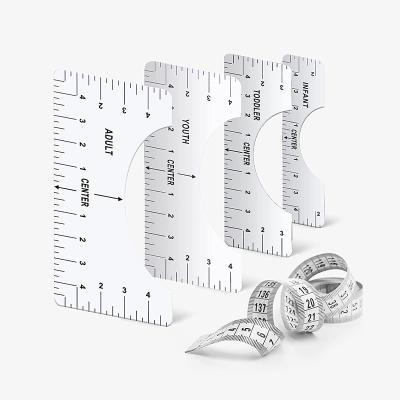 China DIY T-shirt Design T-shirt Ruler Guide for Vinyl Alignment, T-shirt Rulers for Centering Designs, T-shirt Alignment Measuring Tool for sale