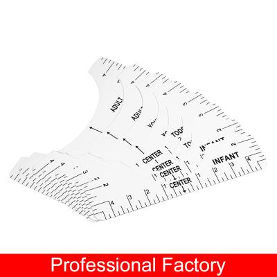 China DIY T-shirt Design T-shirt Ruler Guide for Vinyl Alignment, T-shirt Rulers for Centering Designs, T-shirt Alignment Measuring Tool for sale