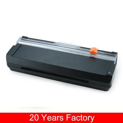 China Off A4 laminator machine with paper trimmer: 6 in 1 hot laminator with 10 laminating sheets, corner rounder, single hole punch for sale