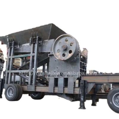 China Construction China Supplier Mining Mobile Crusher Factory Price Mobile Jaw Crusher Stone Crusher Line for sale