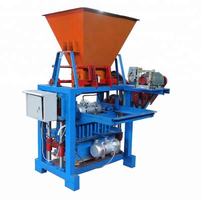 China Building Material Shops Paving Concrete Hollow Block Brick Making Machine For Sale for sale