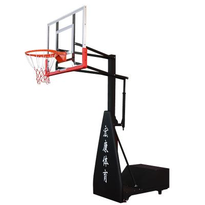 China PC FIBA ​​Mini Standard Height Adjustable Basketball Hoop Holder Basketball Post for sale