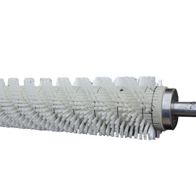 China Factory Best Selling Industrial Nylon Bristle Brush Roller For Sanding Machine for sale