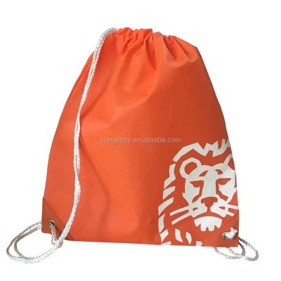 China Drawstring China Manufacturer NON WOVEN Silk-Screen Printing Drawstring Bag for sale