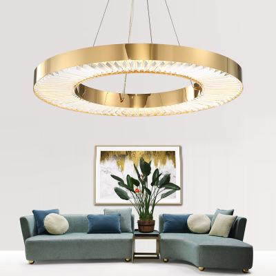 China Modern Luxury Acrylic Indoor Bedroom Living Room Light Fancy Design Hanging Chandelier for sale