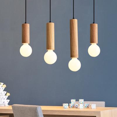 China Modern Nordic Wooden Chandelier Dining Room Lights New Arrival Pendant Lamp For Home for sale