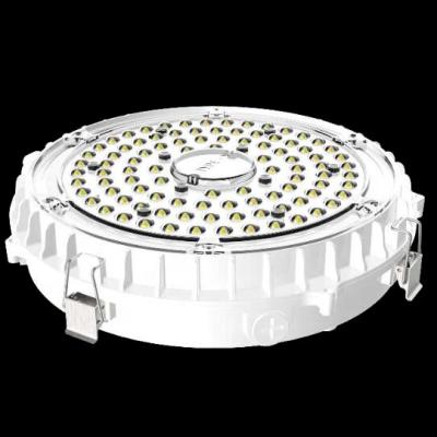 China Commercial Aluminum Body Round LED Highbay Light UFO Housing Light Fixtures For Parking Lot Canopy Lamp Round Canopy Light 292*292*47 for sale