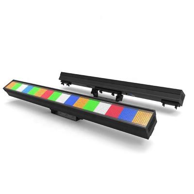 China Full Color LED Stage Strobe Light 1296pcs 5050 Long Strip Wall Seal Light Bar Pixel Background Pixel Stage Light for sale