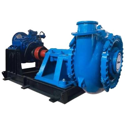 China Irrigation And Agriculture Diesel Engine Sand Pump Set Coupling With Gearbox For Dredger Pumping Sand for sale