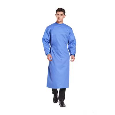 China Non-woven CE MDR 45 35 gsm SMS SMMS Polypropylene Nonwoven Fabric Waterproof Surgical Gown for sale