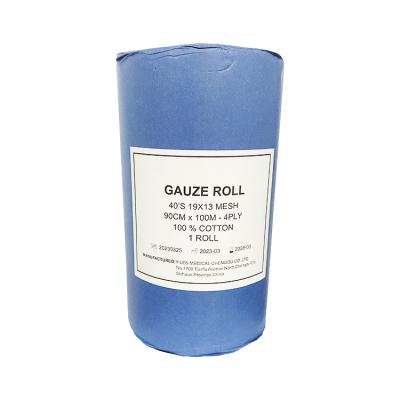 China Medical care 100% Cotton Gauze Roll non-sterile CE proved Gauze Roll for Sale for sale