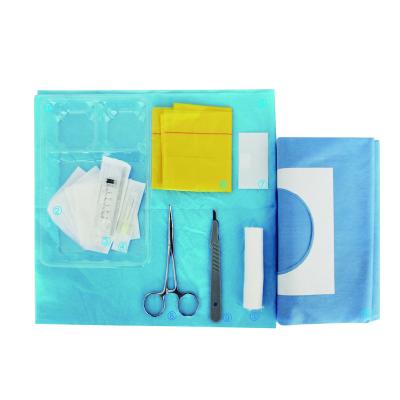 China Cotton CE ISO Customized Sterile Disposable Hospital Wound Dressing Set for sale