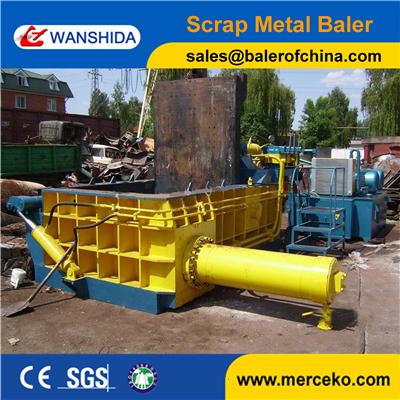 China Turn out China Scrap Metal Baler to press iron and brass with high quality from chinese wanshida for sale