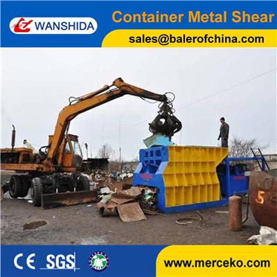 China Manufacture price Automatic horizontal Container Metal Shear with 1400mm blade length with CE and ISO9001 for sale