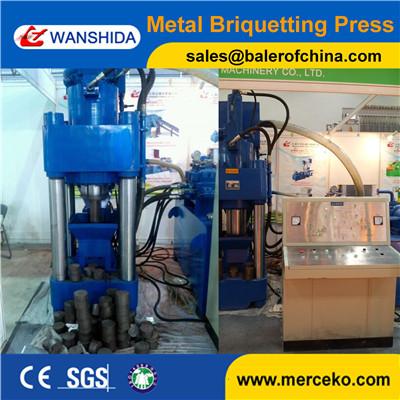 China Fully automatic Y83-5000 Scrap Metal Chips Briquetting Presses from China supplier with high quality for sale