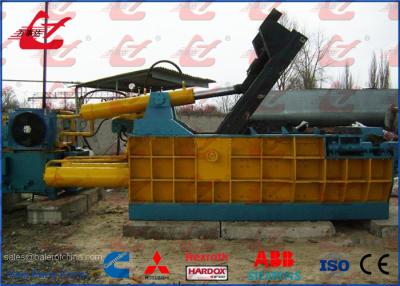 China WANSHIDA Scrap Metal Baler Waste Steel Bailer Car Bodies Scrap Baling Press Machine 60kW 5000kg per hour for sale