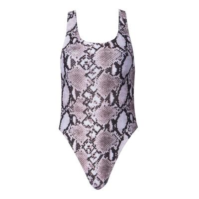 China Tiered Layer Tie a Knot Front Top With Low waist Bikini swimsuit high cut for sale