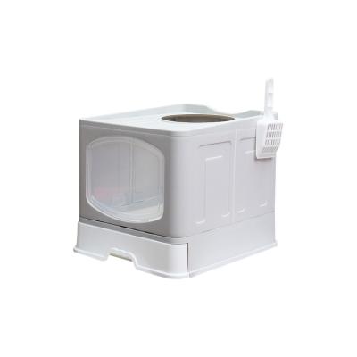 China New Fashionable Box Comfortable Cleaning Training Kit Automatic Toilet For Cats for sale