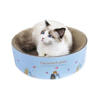 China Hot Selling Sustainable New Product Pet Scratching Scratcher Nest Around Cat Scratch Board for sale