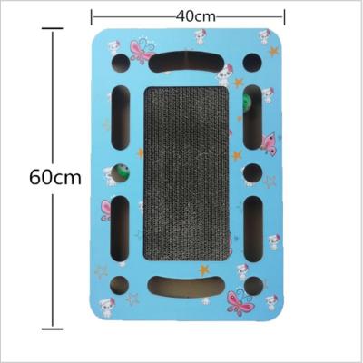 China Manufacturer Wholesale Durable Interactive Toys Professional Cardboard Viable Cat Scratch Board for sale