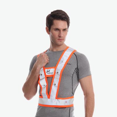 China Breathable Warning Led Traffic Safety Flashing Vest For Sanitations for sale