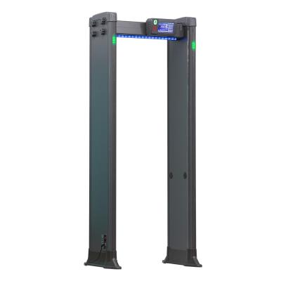 China Fever Screening Metal Detector Door With Detect Body Temperature Security Walk Through Temperature Scanner 500 Series for sale