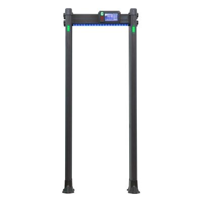 China Body Temperature Detecting With Metal Detector Door Frame Temperature Scanner Walk Through Metal Detector 500 Series for sale