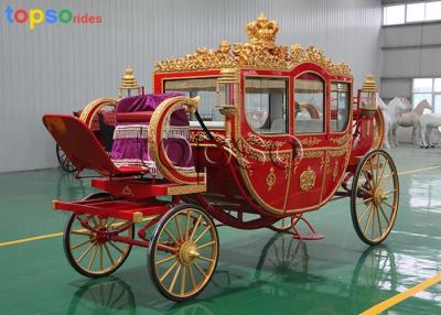 China Royal Traditional Cinderella Horse Carriage European Style Steel Artwork for sale