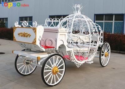 China Princess Cinderella Horse Carriage / White Cinderella Pumpkin Carriage for sale