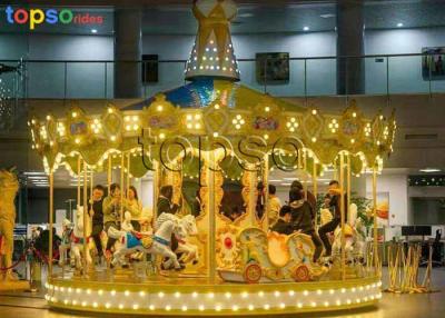 China Classic Amusement Park Carousel Horse Ride  6×6×6 M Equipment Covering for sale