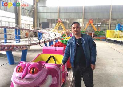 China Carnival Shuttle 380V Mini Roller Coaster For Toddlers  20 Seat 1.9 M Height for sale