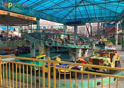 China Electric Children'S Roller Coaster Slide And Car With Colorful Lights Sound for sale