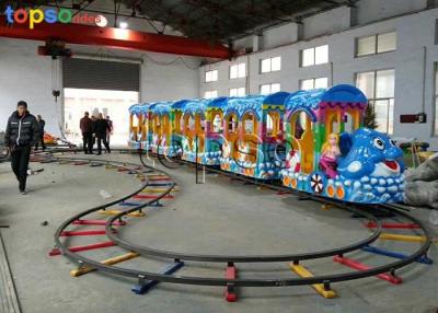 China Indoor Little Kid Roller Coaster 18 Seat Ocean Kids Track Train Rides for sale