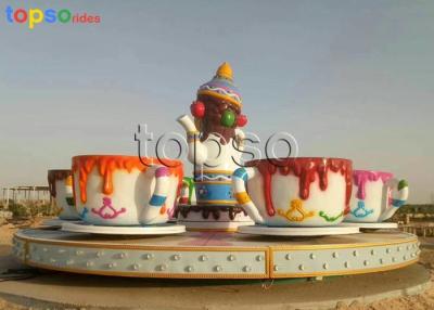 China 24 Seat Family Amusement Rides Cup And Saucer Ride  Non - Fading  Durable Painting for sale