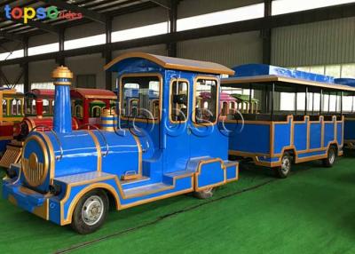 China 40 Seats Trackless Train Ride Diesel  Theme Park Sightseeing Train Ride for sale